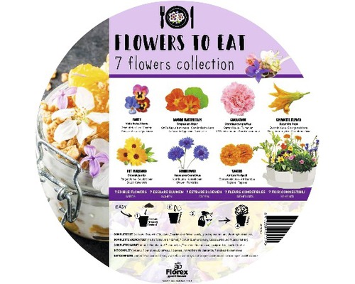 Blumen zum Essen, 7 Blumensorten