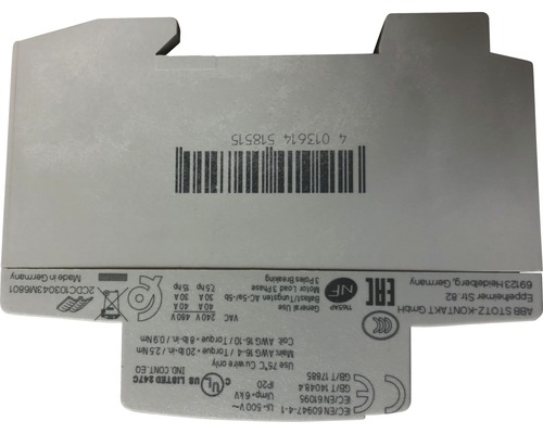 ABB STOTZ-KONTAKT GmbH Produkt mit technischen Spezifikationen und Zertifizierungen