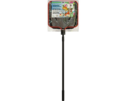Teichkescher JBL S fein inkl. 160 cm Teleskopstiel, Fangnetz 40 x 35 cm JBL Teichkescher S mit Teleskopstiel