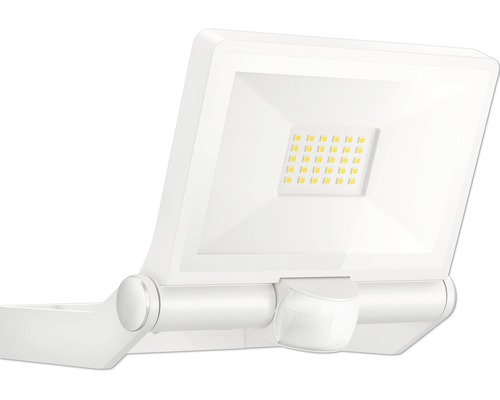 Steinel LED Sensor Wandstrahler 18,6W 2050 lm 3000 K 19,5x22,9 cm XLED One S weiß LED-Außenstrahler mit Bewegungsmelder