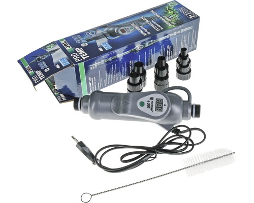 JBL ProTemp e300 Aquarien Außenheizer mit Zubehör und Verpackung