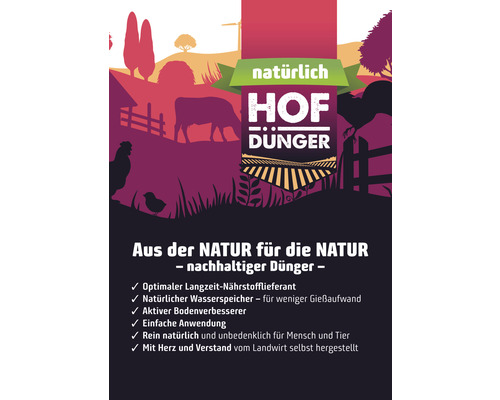 Natürlicher Hofdünger für den Garten