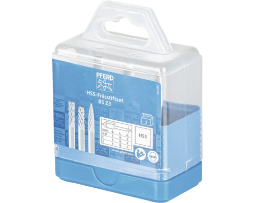 Pferd HSS Frässtiftset im Kunststoffkoffer