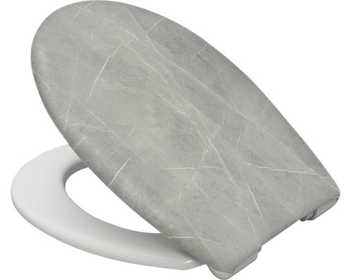 Toilettensitz mit Marmoroptik