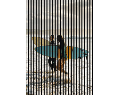 Akustikpaneel digital bedruckt Surf 1 2400 x 1693 x 19 mm Set = 3 Einzelpaneele