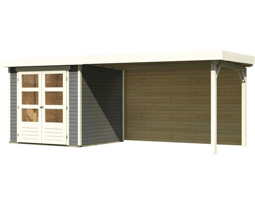 Gartenhaus mit überdachtem Bereich