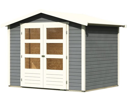 Gartenhaus mit Doppeltür und Fenstern