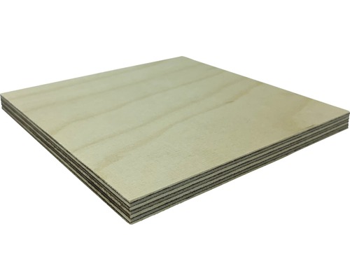 Fixmaß Multiplexplatte Birke 1600x600x6 mm Holzplatte aus Furnierschichtholz