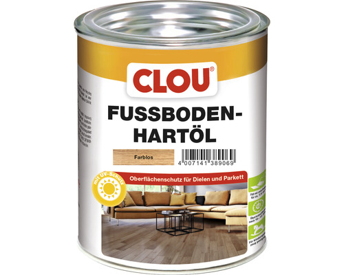 CLOU Fußboden Hartöl farblos 750 ml