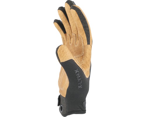 Arbeitshandschuh aus Leder mit verstärkten Fingerspitzen