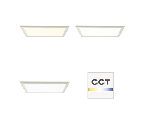 LED Panel mit unterschiedlichen Farbtemperaturen und CCT-Symbol