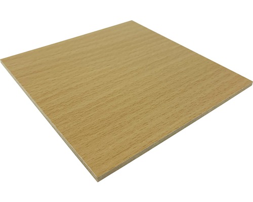 Fixmaß Dünn-MDF Platte einseitig Buche 800 x 600 x 3 mm Holzplatte