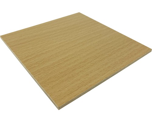 Fixmaß Dünn-MDF Platte einseitig Buche 800x600x3 mm