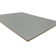 Fixmaß Dünn-MDF Platte einseitig silber 800x600x3 mm-thumb-0