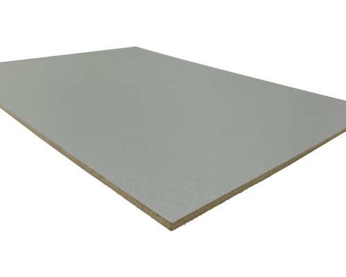 Fixmaß Dünn-MDF Platte einseitig silber 800 x 600 x 3 mm Beschichtete Spanplatte
