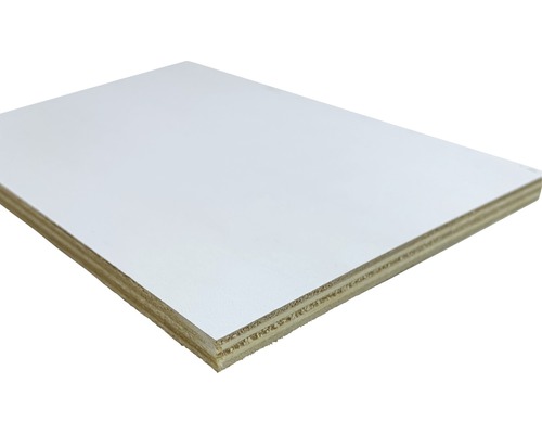 Weiß beschichtete Multiplexplatte