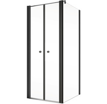 Duschtür mit Seitenwand mit SCHULTE ExpressPlus Garant 2.0 80 x 80 cm Profil schwarz Klarglas Schmutzabweisende Glasbeschichtung Türanschlag links Seitenwandanschlag rechts-thumb-1 Duschtür mit Seitenwand mit SCHULTE ExpressPlus Garant 2.0 80 x 80 cm Profil schwarz Klarglas Schmutzabweisende Glasbeschichtung Türanschlag links Seitenwandanschlag rechts-thumb-1