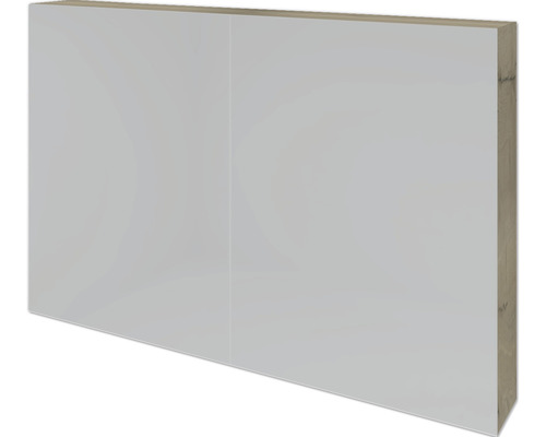 Spiegelschrank Sanox 100 x 13 x 65 cm französiche Eiche 2-türig
