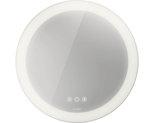 DURAVIT LED Badspiegel Happy D.2 Plus mit Beleuchtung Lichtfelddekor radial 70 cm HP7485S0000