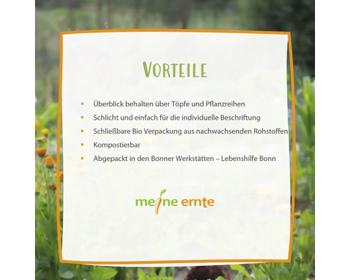 Informationen zu den Vorteilen von Meine Ernte Produkten