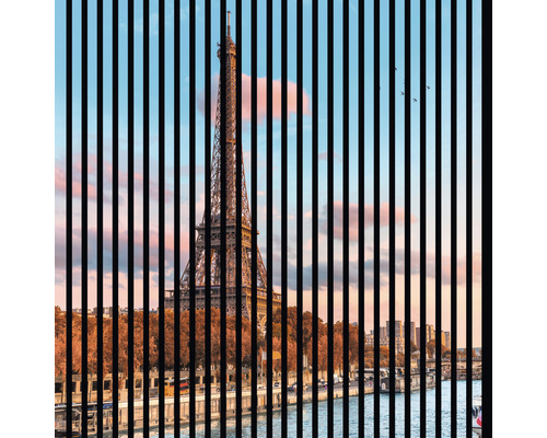 Akustikpaneel digital bedruckt Eiffelturm 1 19x1133x1195 mm Set = 2 Einzelpaneele