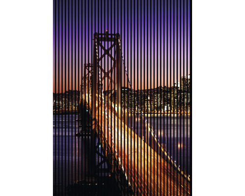 Akustikpaneel digital bedruckt San Francisco 1 2400 x 1693 x 19 mm Set = 3 Einzelpaneele