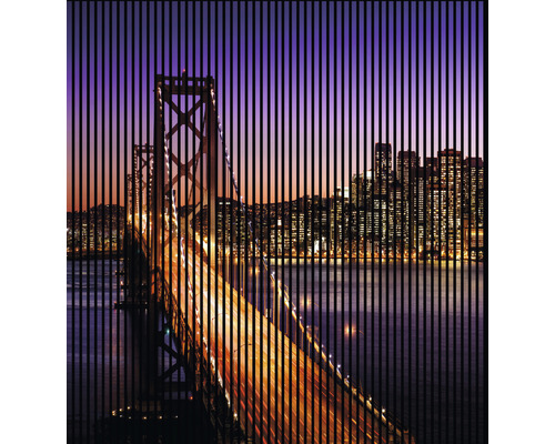 Akustikpaneel digital bedruckt San Francisco 1 2400 x 2253 x 19 mm Set = 4 Einzelpaneele