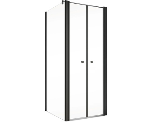 Eckdusche mit zwei Drehtüren