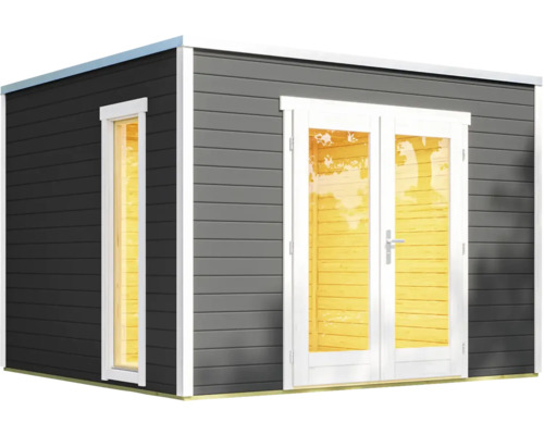 Gartenhaus mit Fenster und Doppeltür