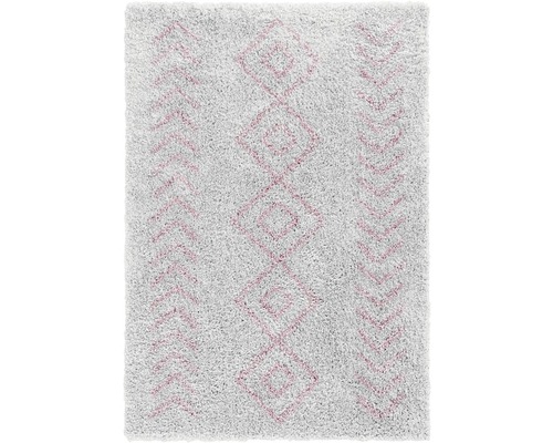 Teppich Ethno grau/pink 160x230cm