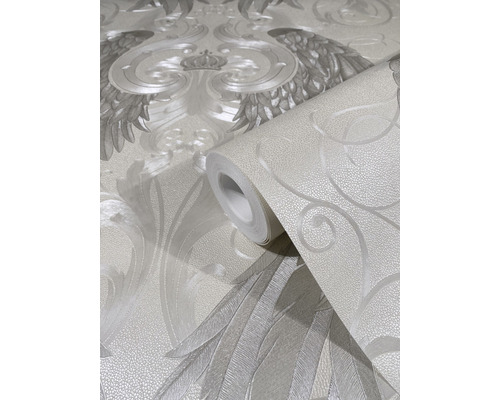 Tapetenrolle mit Flügeln und Krone Motiv