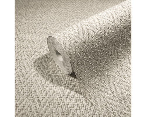 Rolle Vliestapete mit Textilmuster