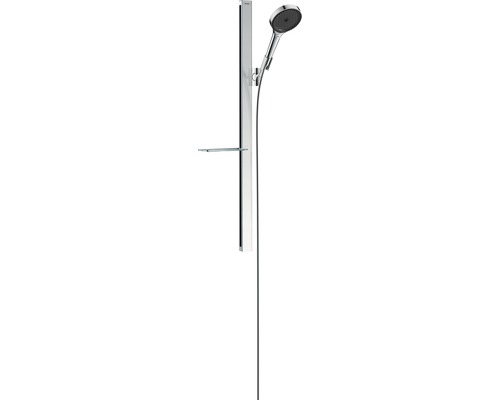 Brausegarnitur hansgrohe Rainfinity 130 3jet 27671000 Brausestangenlänge 94,5 cm Duschset mit Brausestange und Ablage