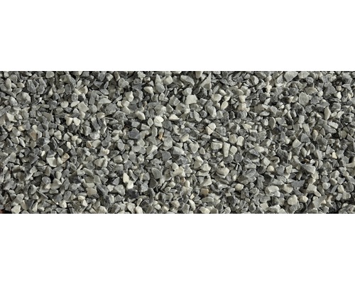 Grauer und weißer Ziersplitt