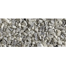 Graue und weiße Zierkiesel Steine