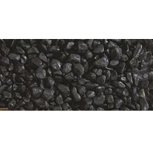 Schwarze Zierkieselsteine für den Garten- und Landschaftsbau