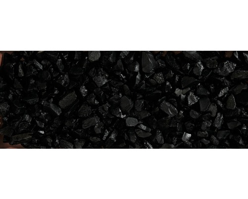 Schwarze Zierkieselsteine für den Garten- und Landschaftsbau