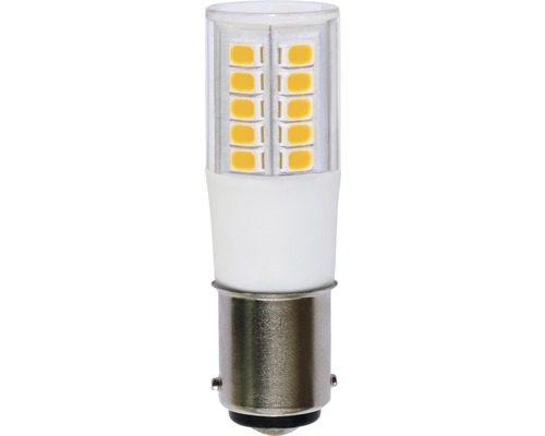 LED Lampe klar T18 B15d 5,5W(48W) 600 lm 3000 K 830 warmweiß Filament