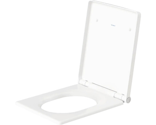 Toilettensitz aus Kunststoff, geöffnet