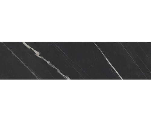 Dunkle Marmorfliese mit hellen Adern.