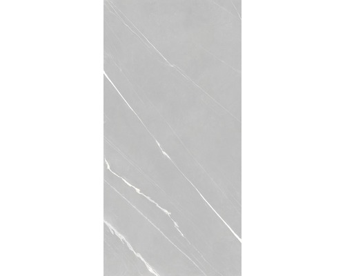 Graue Keramikfliese mit Marmoroptik