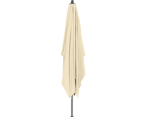 Geschlossener Sonnenschirm mit Ständer