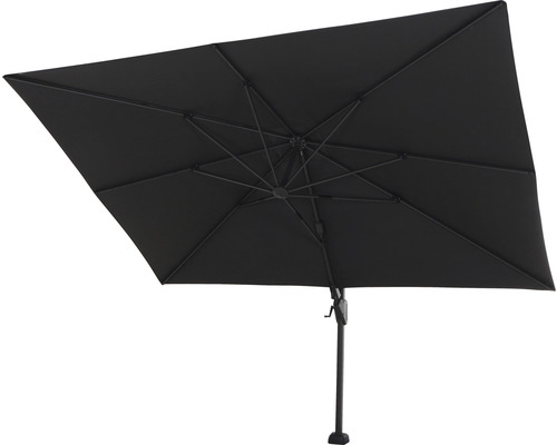 Rechteckiger Sonnenschirm mit Ständer für den Garten