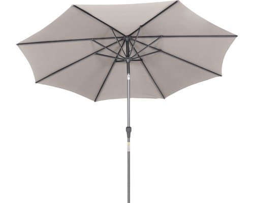 Geöffneter Gartenschirm mit Gestell