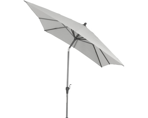 Rechteckiger Sonnenschirm mit Kurbel und Standrohr