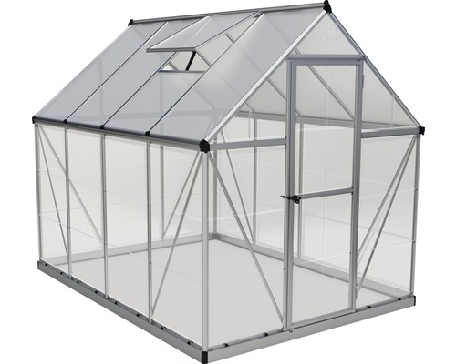 Gewächshaus mit Tür und Fenster zur Pflanzenzucht