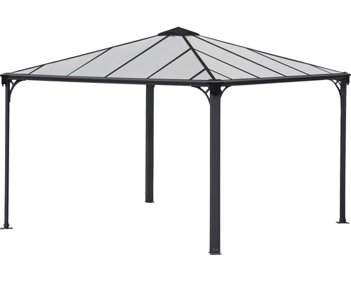 Pavillon mit transparentem Dach für den Garten