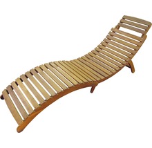 Sonnenliege bellavista Catania Holz natur klappbar