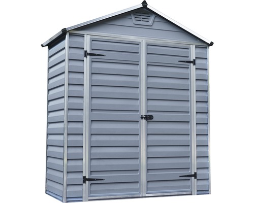 Gartenschuppen aus Kunststoff mit Doppeltür