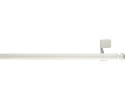 Klemmstange ausziehbar fit-ball weiß 80-110 cm Ø 11 mm Gardinenstange mit Träger und Endstück